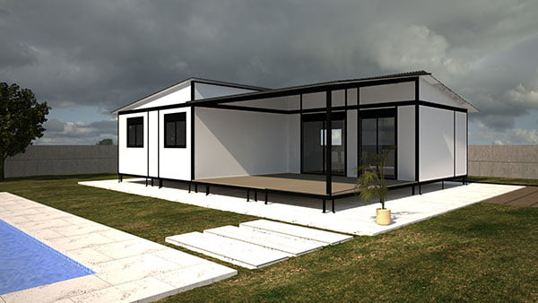 Modelos de casas prefabricadas Prometal Park en Málaga