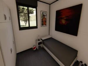 vivienda modular de hormigón