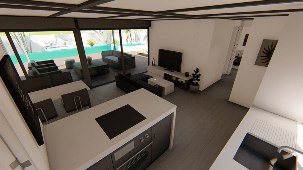 Ideas de diseño de interiores para viviendas prefabricadas